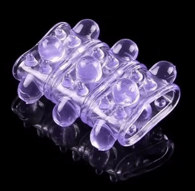3Pcs Silicone Cock Rings for Men – Crystal Delay Lock Rings for Enhanced Performance – Penis Sleeve Extender for Longer, Harder Erections