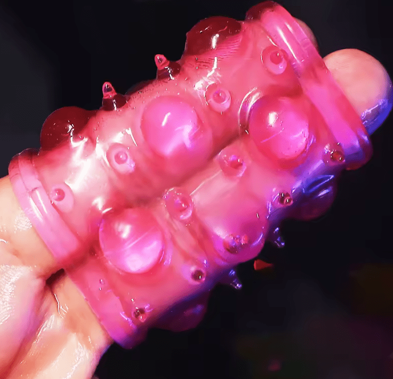 3Pcs Silicone Cock Rings for Men – Crystal Delay Lock Rings for Enhanced Performance – Penis Sleeve Extender for Longer, Harder Erections