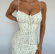 Women’s Elegant Floral Beach Vacation Bodycon Long Dress – Summer 2025 Streetwear – Wholesale Fashion for Business