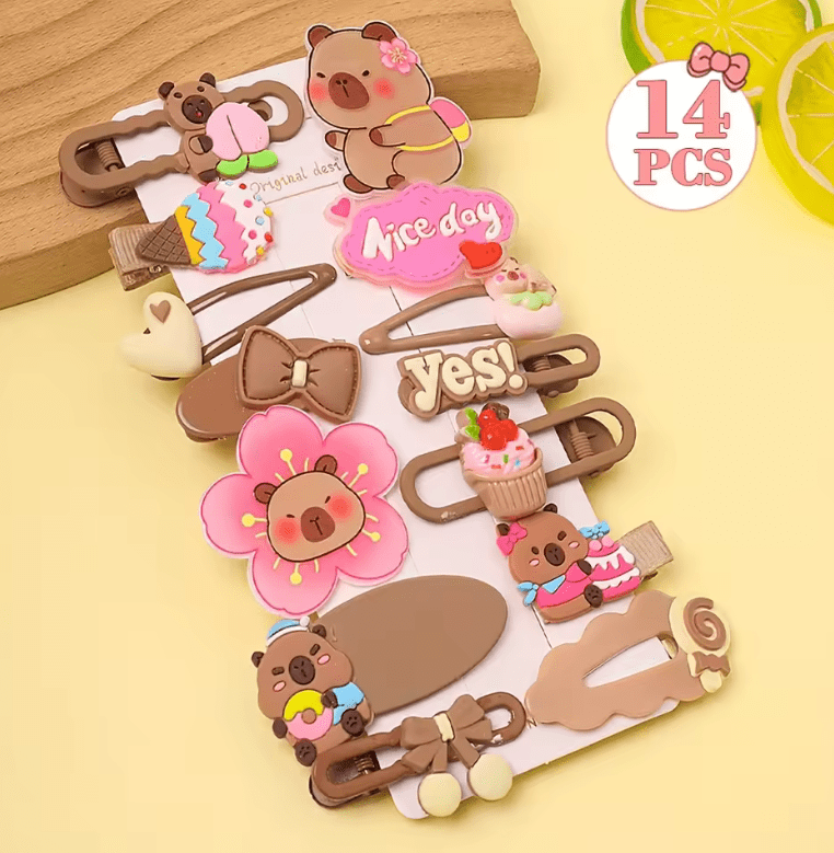 Hair clips for children, cute clips, head ornaments, hairpins for little girls, new - style hair accessories for girls, hair cli