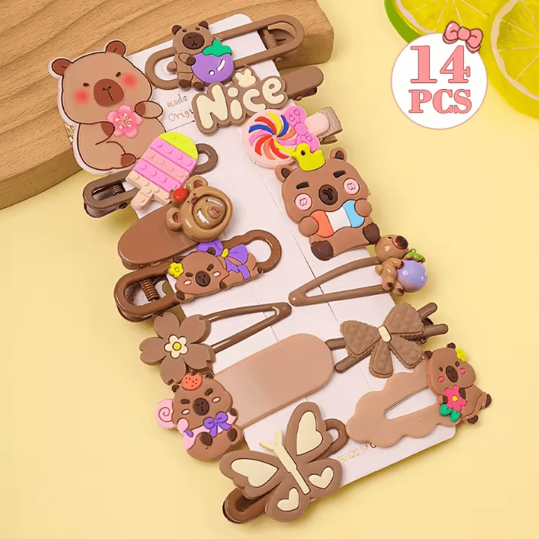 Hair clips for children, cute clips, head ornaments, hairpins for little girls, new - style hair accessories for girls, hair cli