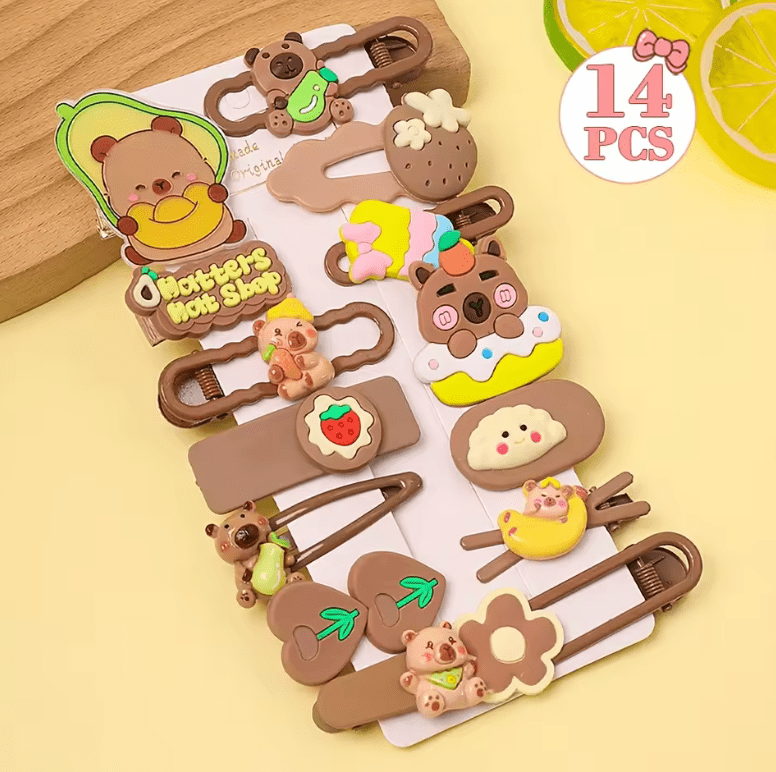 Hair clips for children, cute clips, head ornaments, hairpins for little girls, new - style hair accessories for girls, hair cli