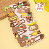 Hair clips for children, cute clips, head ornaments, hairpins for little girls, new - style hair accessories for girls, hair cli