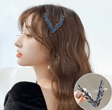 Luxury Shining Crystal Hair Clip For Women Korean V Shape Buckle Hairpins Girls Hair Accessories Headwear Fashion Ornaments Gift
