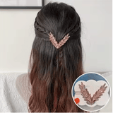Luxury Shining Crystal Hair Clip For Women Korean V Shape Buckle Hairpins Girls Hair Accessories Headwear Fashion Ornaments Gift