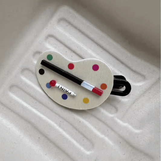 Creative Drawing Board Handmade Duckbill Hair Clip Interesting Versatile Hair Clip Women's Hair Accessories Party Decoration