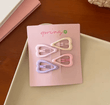 4pcs/set Cute Colorful Geometric Mini Hair Clips For Girls Sweet Hair Ornament Hairpins Barrettes Kids Lovely Hair Accessories