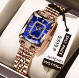 POEDAGAR Luxury Watch For Woman Waterproof Calendar High Quality Ladies Watch Stainless Steel Quartz Women's Watches Elegant+Box