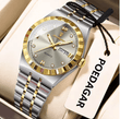 POEDAGAR Luxury Original Ladies Watch Luminous Waterproof Week Date Woman Wristwatch Stainless Steel Women Quartz Watches Female