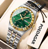POEDAGAR Luxury Original Ladies Watch Luminous Waterproof Week Date Woman Wristwatch Stainless Steel Women Quartz Watches Female