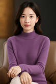 Autumn Winter Women's Sweater – Korean Fashion Warm Knitwear, Half Turtleneck Pullover, Long Sleeve Basic Solid Color Top