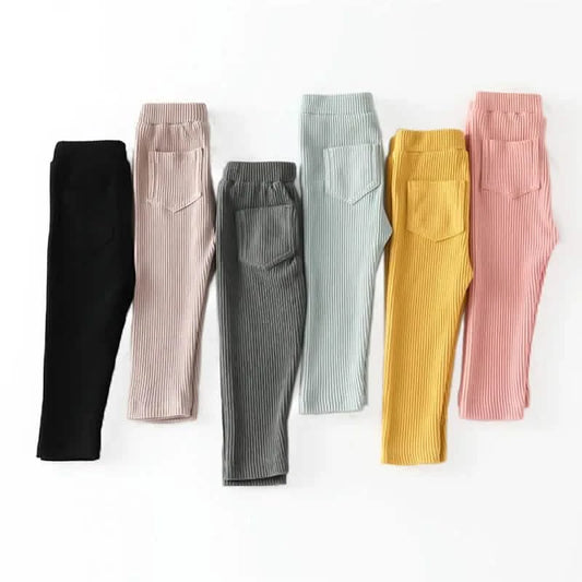 Baby Girls Cotton Leggings — Spring & Autumn Long Pants