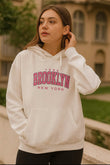 Women's Letter Print Sweatshirt – Warm and Comfy Pullover Hoodie