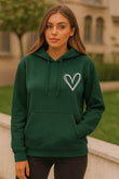 Women's 2D Long-Sleeve T-Shirt – Casual Aesthetic Hooded Top