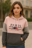 Women's Casual Sporty Hoodie – Paris-Inspired Autumn/Winter Fashion