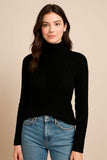 AOSSVIAO Women's Cashmere Turtleneck Sweater – Slim Fit Knitted Pullover for Autumn & Winter