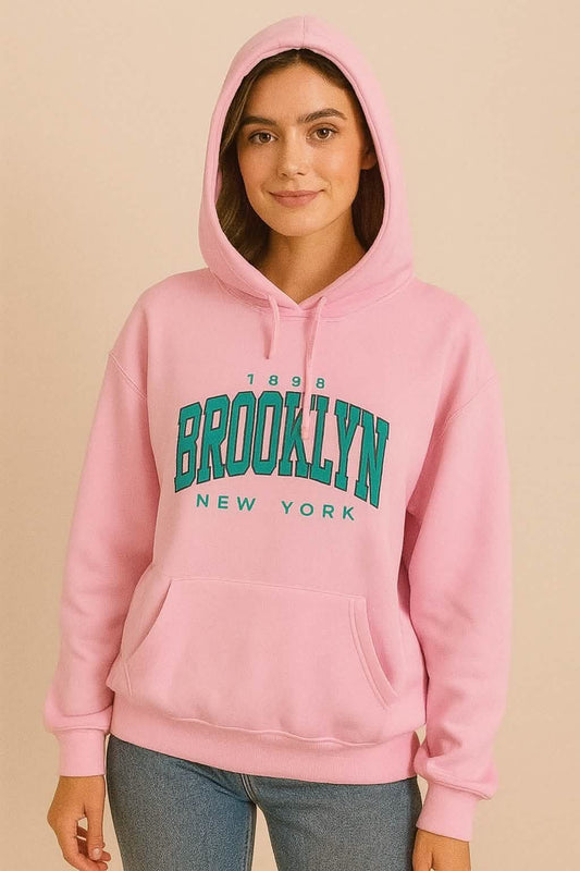 Bold & Comfy – Women's Letter Print Sweatshirt for Everyday Wear