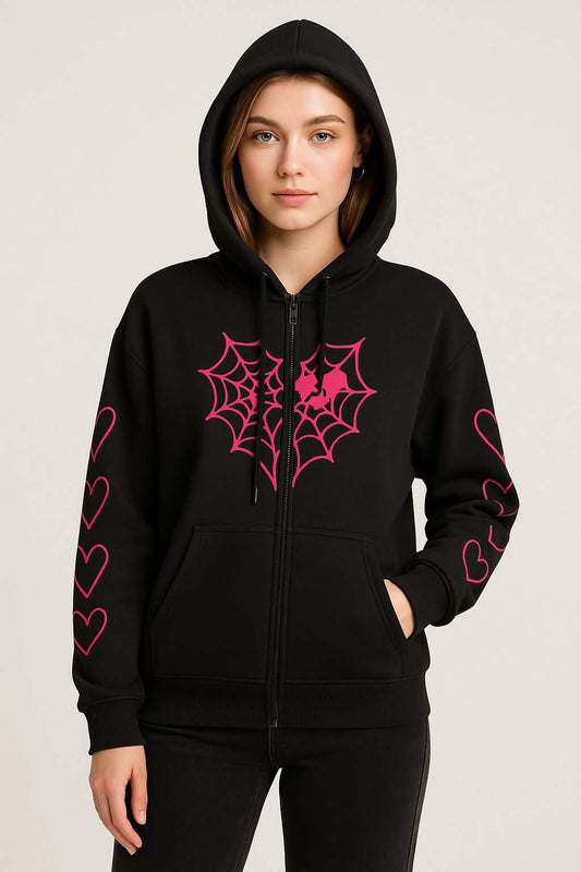 Chic & Comfy – Women’s Zip-Up Hoodie Jacket for Everyday Style