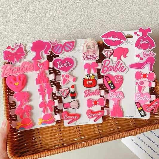 Miniso Pink Heart Hair Clip for Girls
