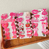 Miniso Pink Heart Hair Clip for Girls