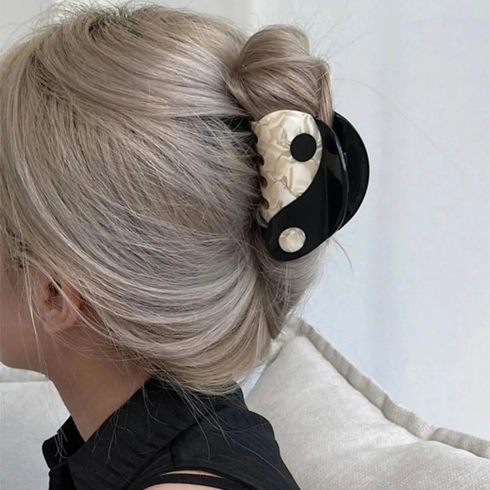 Bagua Acetate Hair Claw Clip – Large Back-of-Head Grip