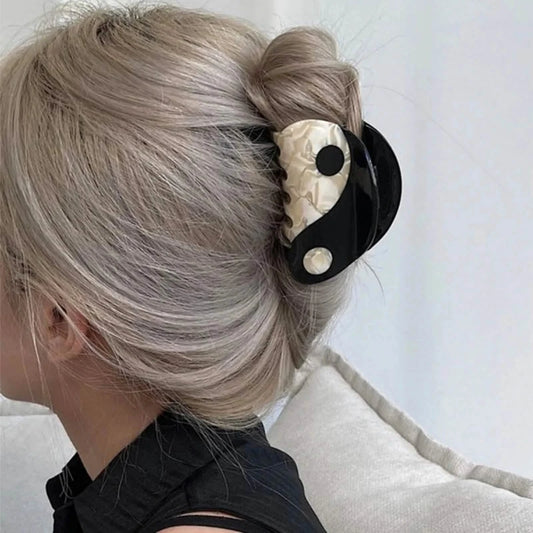 Bagua Acetate Hair Claw Clip – Large Back-of-Head Grip