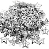 50/100pcs Y2K Silver Star Hair Clips for Girls Metal Snap Clip Hairpins Barrettes Hair Grip Jewel Hair Accessories