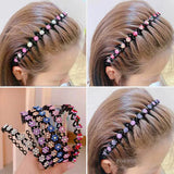 Rhinestone & Pearl Non-Slip Flower Headband