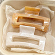 2-Pack Large Marble Hair Claw Clips for Thick Hair