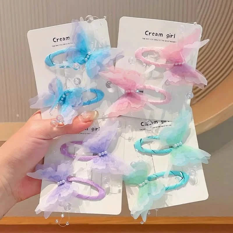 Butterfly Hair Clips for Girls (2pcs) Hanfu Style