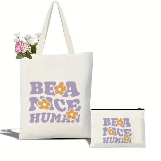 Motivational Slogan Tote Bag – Lightweight Reusable Carryall