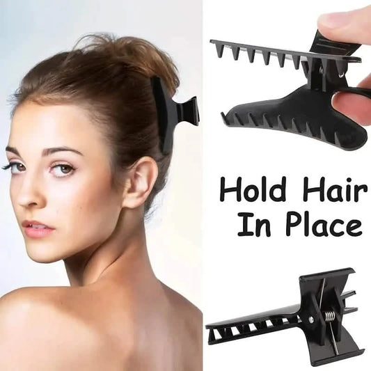 12-Piece Butterfly Hair Clips | Salon Sectioning Claw Clips