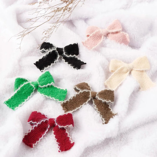 2-Pack Bow Hair Clips for Girls