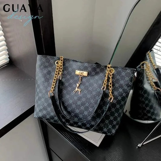 Women’s Large-Capacity Shoulder Tote Handbag