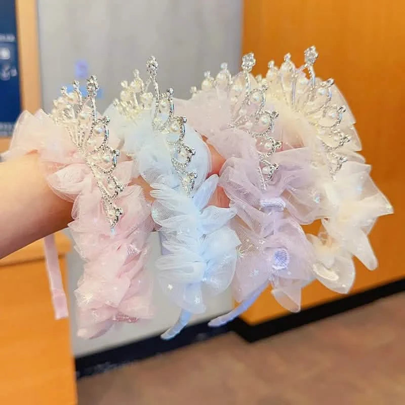 Princess Crown Headband for Girls – Birthday & Photo Prop