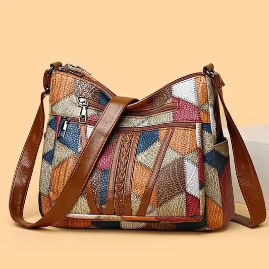 Women's Vintage Multi-Pocket Crossbody Bag