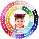 20-Piece Baby Hair Bow Alligator Clips (2.2 in)