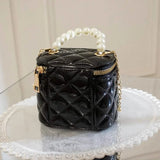 Heart Charm Mini Jelly Bucket Crossbody Bag