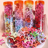 20-Pack Colorful Star BB Hair Clips for Kids
