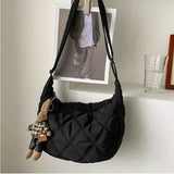 Embroidered Large-Capacity Crossbody Shoulder Bag for Women
