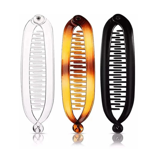 Barley Twist Banana Hair Clip 15 cm – Secure Comb Grip