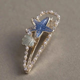 Starfish & Shell Hair Clips (2-Pack) – Beach-Inspired Accessories