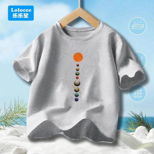Cosmic Solar System Graphic Boys' T-Shirt