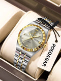 POEDAGAR Luxury Original Ladies Watch Luminous Waterproof Week Date Woman Wristwatch Stainless Steel Women Quartz Watches Female