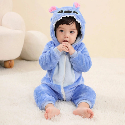 Baby Stitch Kigurumi Romper - Infant Animal Jumpsuit