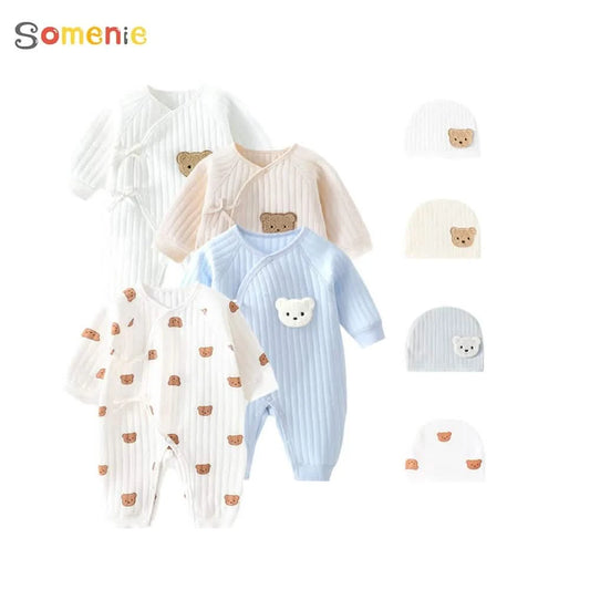 Newborn Cotton Bodysuit Onesie 0-6M – Thickened Baby Romper