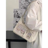 Y2K Harajuku Transparent Ita Shoulder Crossbody Bag