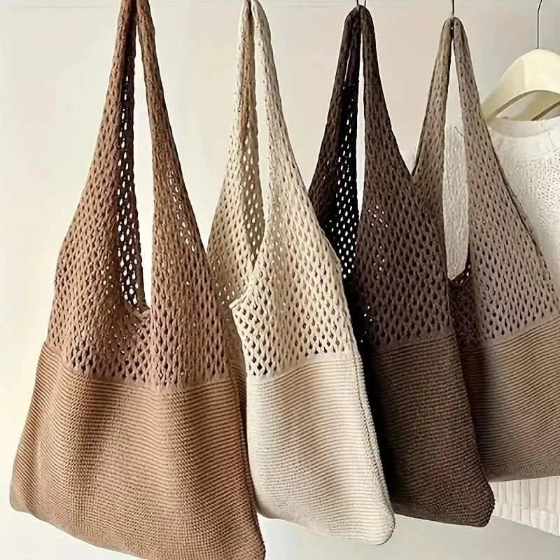 Women's Woven Large Tote Handbag – Summer Beach Purse