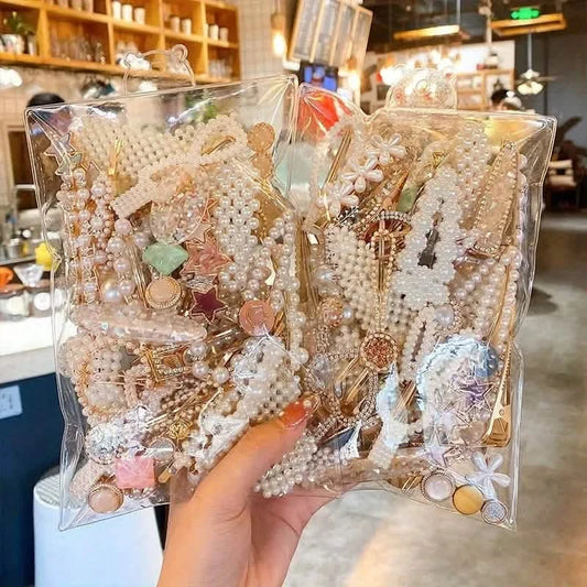 10-Piece Resin Hair Clips Set for Women
