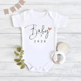 Baby Coming Soon 2026 Announcement Newborn Bodysuit Romper